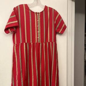 Ace & Jig Iris Dress in textile Watermelon